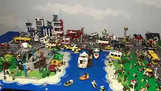 Legoville Update #11 - Timelapse Rebuild Of Legoville For Future Expansion