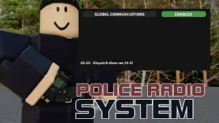 HOW TO MAKE A POLICE RADIO IN ROBLOX | TEAM ONLY | ROBLOX STUDIO