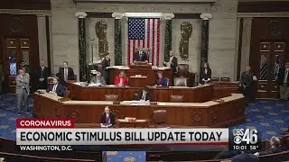 We'll get an update on the latest proposed stimulus bill; Here is your 10 a.m. UPDATE