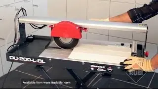 Rubi DU-200 Basic Line Long bed Electric Tile Saw from Tradetiler.com