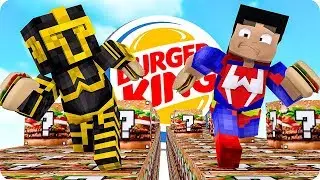 CARRERA DE LUCKY BLOCKS DE BURGER KING EN MINECRAFT 😱