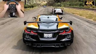 Chevrolet Corvette Stingray Coup&eacute; VS Supercars - Forza Horizon 5 | Logitech G923 Steering Wheel