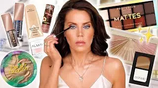 Full Face of New DRUGSTORE MAKEUP Tested