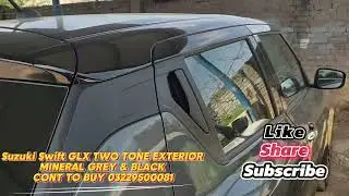 Suzuki Swift GLX|TWO TONE EXTERIOR| GREY AND BLACK|SILVER AND GREY