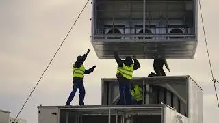 MONTÁŽ VZDUCHOTECHNICKEJ JEDNOTKY, TRANSPORT VRTULNÍKOM  • A P I A G R A s.r.o.