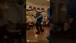 BE OUR GUEST DINNER AT MAGIC KINGDOM! MET THE BEAST IN HIS CASTLE | CHARACTER DINING AT DISNEY WORLD