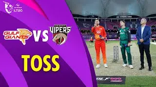 Toss | Desert Vipers vs Gulf Giants | Match 12 | DP World ILT20 | M3Y1U