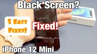 iPhone 12 Mini: черный экран, дисплей не включается? 5 простых решений!
