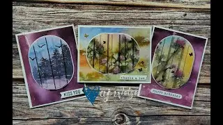 Optical Illusion Card and Layout