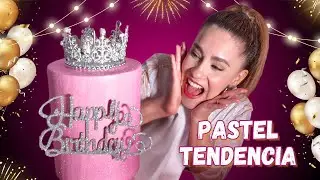 PASTEL CUMPLEAÑOS 🎉 / MI CUMPLEAÑOS 🎂  / PASTEL TENDENCIA 🥳🎊