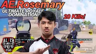 PUBG Mobile Indonesia : AE.Rosemary Ultimate Royale Highlights🔥