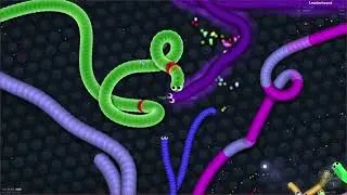 Slither.io ELITE GIANT Snake Moments! - Epic Slitherio Gameplay!