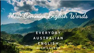 Most Common English Words - Everyday Australian English