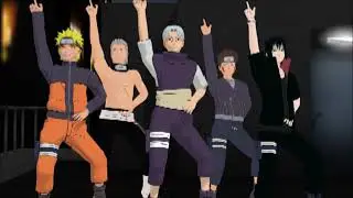 【MMD】『Little Apple』  ~Naruto, Kabuto, Sasuke, Hidan, and Kiba