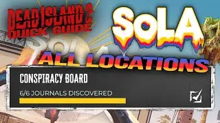 [Quick Guide] Dead Island 2 - CONSPIRACY BOARD - ALL Journals! - ALL Locations!