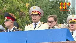 В Карагандинской академии МВД состоялась церемония принятия присяги курсантов.