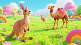 Through the Fields Kangaroo and Camel 2 🦘🐪 | More Fun Kids Song & Adventure