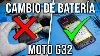 Como Cambiar la batería Moto G32 #battery #replace #repair #smartphone #screen #lcd