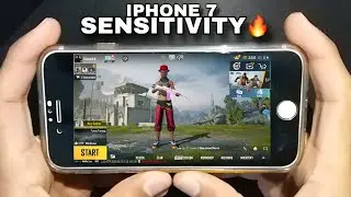 iPhone 7 Best Sensitivity in 2025🥵| pubg/bgmi best sensitivity🔥| PUBGM