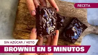 Tienes que probar este BROWNIE FIT RÁPIDO Y FÁCIL  | Sin azúcar | Sin horno | Receta Keto con Laura