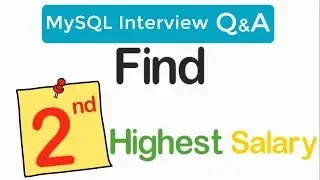 How to find second highest salary in mysql #11