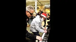 Duelling Pianos - Deliverance Style played on Public Piano