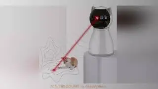 A must-have product! Laser Cat Toys for Indoor Cats,The 4th Generation Real Random Trajectory Moti