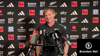 ALL BLACKS:  Scott Robertson announces his team vs Springboks in Wellington