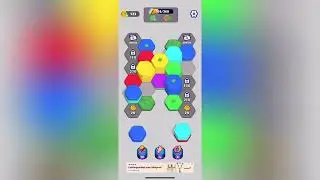 Hexa Sort Level 185 Solution Walkthrough 
