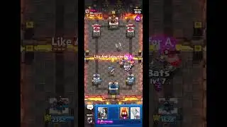 Playing Clash Royale On My GF ACCOUNT Rocket Cycle Arena 6 #ragequit #clashroyale #shorts #arena6