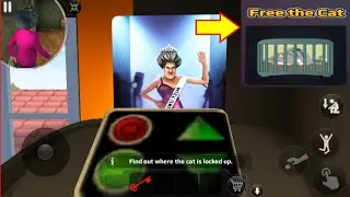 Scary teacher 3d | set free the poor cat that she has locked up | Horror Scary Gaming