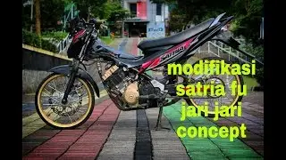 Modifikasi satria fu jari jari minimalis!!!