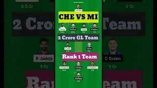 CHE vs MI Dream11 Team, CHE vs MI Dream11 prediction, Chennai vs Mumbai Ipl Dream11 prediction