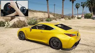 GTA 5 - Lexus RCF - Logitech G29 Gameplay - Steering Wheel + Shifter