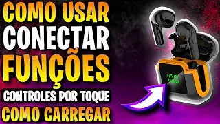 Fone Bluetooth Pro 90: como usar, conectar, fun&ccedil;&otilde;es, carregar e controles por toque