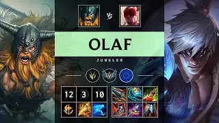 Olaf Jungle vs Lee Sin - EUW Challenger Patch 25.15
