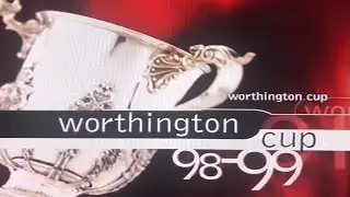 SKY SPORTS WORTHINGTON CUP LIVE TITLES / INTRO 1998-1999 - MAN CITY V NOTTS COUNTY - STONE ROSES