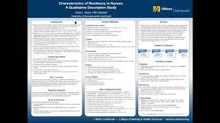 Characteristics of Resiliency in Nurses: A Qualitative Descriptive Study