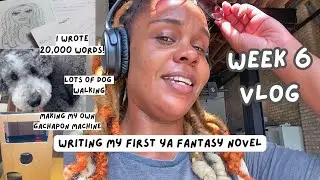 Writing 1,000 words a Day | Writing My First YA Fantasy Novel Vlog