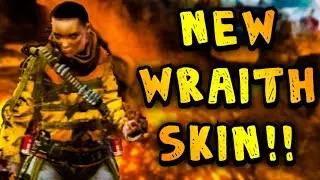 Apex Legends- New Wraith Skin Gameplay! (Final Sunset)