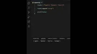 Python Append Method | Learning | Python | 2024 | Coding | Programming #learning #python#coding#code