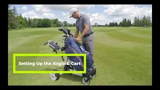 Introduction on Axglo Electric Golf Cart and Trolley | Axglo Compact Electric Golf Trolley Tutorial