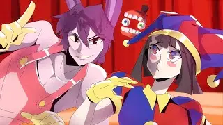 Digital Circus Pomni Jax & BF vs Caine | FNF & The Amazing Digital Circus Animation