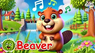 The Animals Sounds Song | Beaver Song | EduFam Nursery Rhymes & Kids Songs #beavers #animals #funny