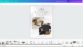 Client Welcome Packet Digital Template &ndash; 30 Editable Canva Pages (A4 & US) Product Preview