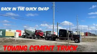 Towing Cement Truck with the Quick swap - Overweight??