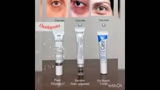 Crema de Ojos y serums💆&zwj;♀️ #serum #cara #cremas #saludbienestar