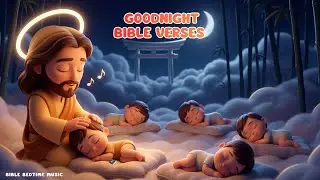 ⭐ Goodnight Bible Verses ✝️ Gentle Catholic Lullaby for Kids | Peaceful Bedtime Prayer Music