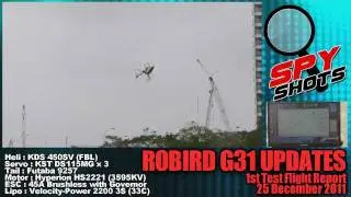 ROBIRD G31 Spyshot (1st Test Flight)