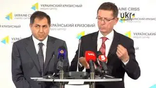 Ivan &Scaron;imonović, Armen Harutyunyan. Ukrainian Сrisis Media Center. May 16, 2014